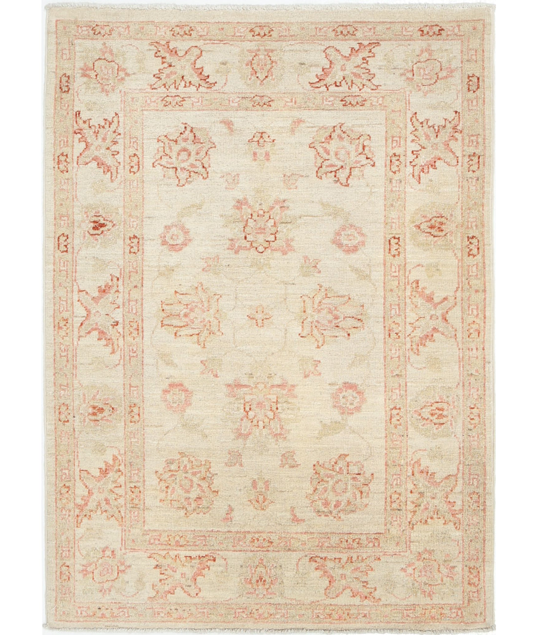 Serenity 2'10'' X 3'10'' Hand-Knotted Wool Rug 2'10'' x 3'10'' (85 X 115) / Ivory / Ivory