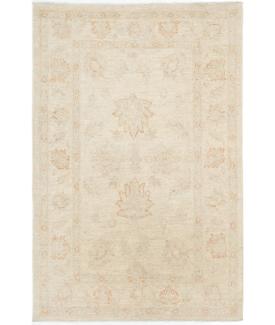 Serenity 2'8'' X 4'0'' Hand-Knotted Wool Rug 2'8'' x 4'0'' (80 X 120) / Ivory / Ivory