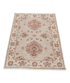 Ziegler 2'8'' X 3'11'' Hand-Knotted Wool Rug 2'8'' x 3'11'' (80 X 118) / Brown / Ivory