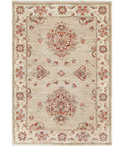 Ziegler 2'8'' X 3'11'' Hand-Knotted Wool Rug 2'8'' x 3'11'' (80 X 118) / Brown / Ivory