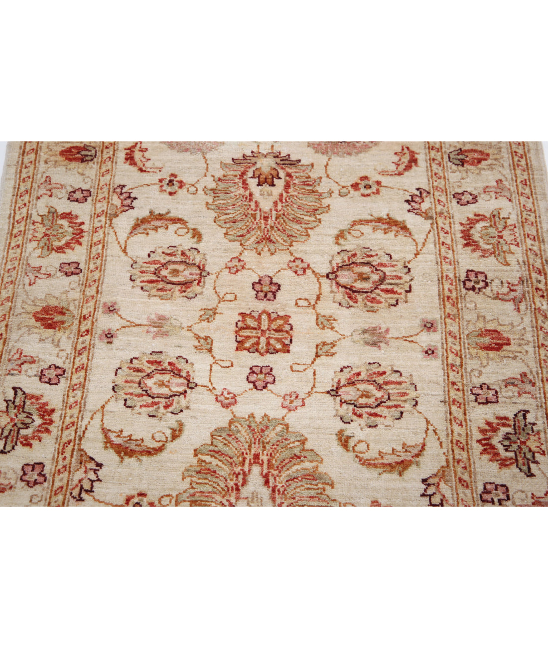 Ziegler 2'10'' X 3'10'' Hand-Knotted Wool Rug 2'10'' x 3'10'' (85 X 115) / Ivory / Ivory