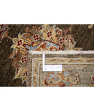 Ziegler 2'8'' X 3'9'' Hand-Knotted Wool Rug 2'8'' x 3'9'' (80 X 113) / Green / Brown