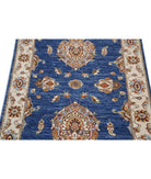 Ziegler 2'6'' X 4'0'' Hand-Knotted Wool Rug 2'6'' x 4'0'' (75 X 120) / Blue / Ivory