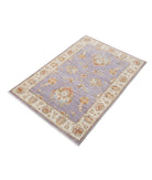 Ziegler 2'8'' X 4'0'' Hand-Knotted Wool Rug 2'8'' x 4'0'' (80 X 120) / Grey / Ivory