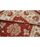 Ziegler 2'9'' X 4'1'' Hand-Knotted Wool Rug 2'9'' x 4'1'' (83 X 123) / Red / Ivory