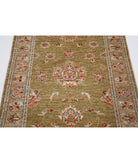 Ziegler 2'7'' X 3'11'' Hand-Knotted Wool Rug 2'7'' x 3'11'' (78 X 118) / Green / Brown