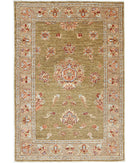 Ziegler 2'7'' X 3'11'' Hand-Knotted Wool Rug 2'7'' x 3'11'' (78 X 118) / Green / Brown