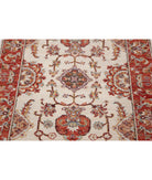 Ziegler 2'6'' X 4'0'' Hand-Knotted Wool Rug 2'6'' x 4'0'' (75 X 120) / Ivory / Red