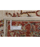 Ziegler 2'6'' X 4'0'' Hand-Knotted Wool Rug 2'6'' x 4'0'' (75 X 120) / Ivory / Red