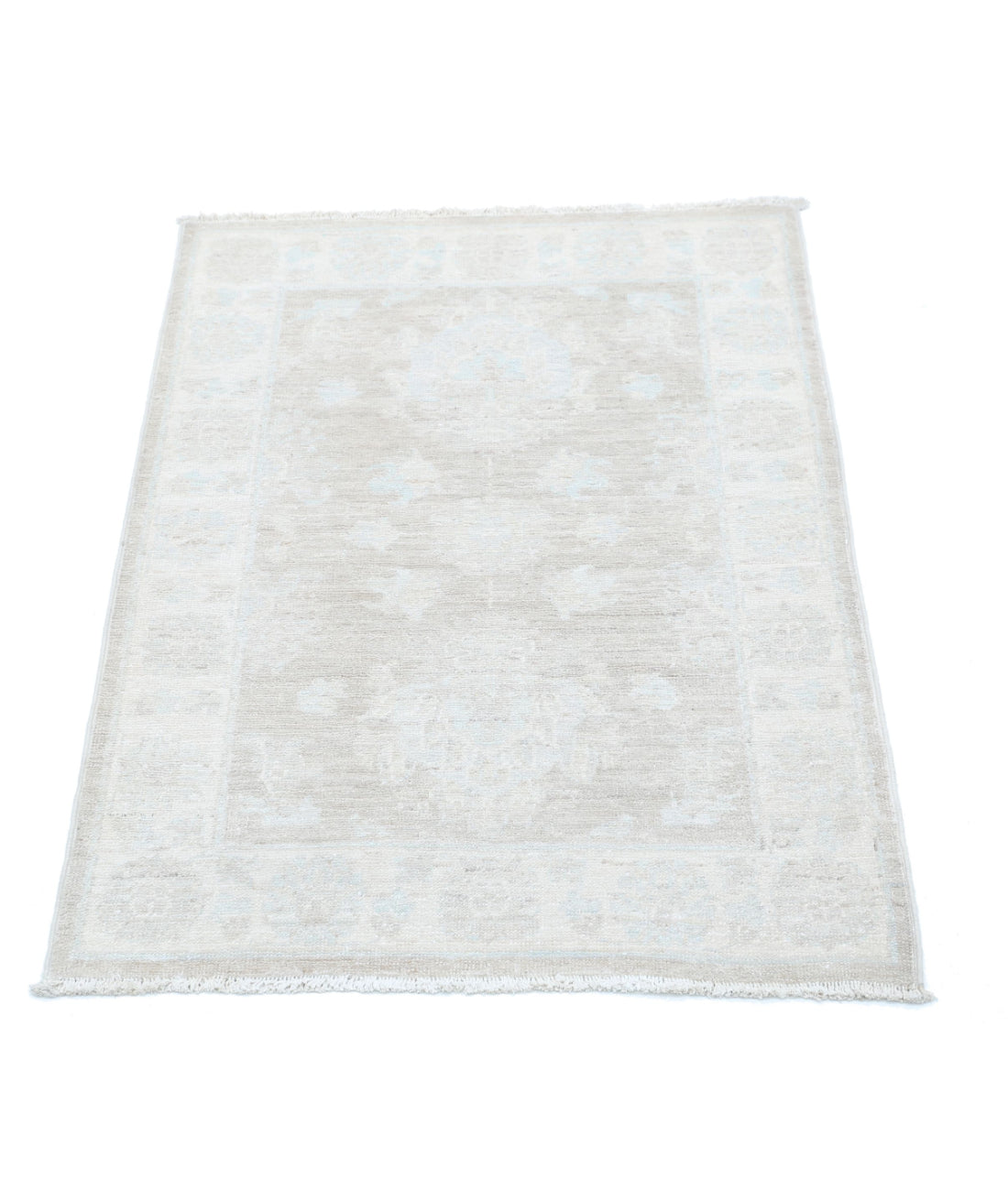 Serenity 2'2'' X 3'2'' Hand-Knotted Wool Rug 2'2'' x 3'2'' (65 X 95) / Brown / Ivory