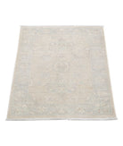 Serenity 2'3'' X 2'9'' Hand-Knotted Wool Rug 2'3'' x 2'9'' (68 X 83) / Brown / Grey