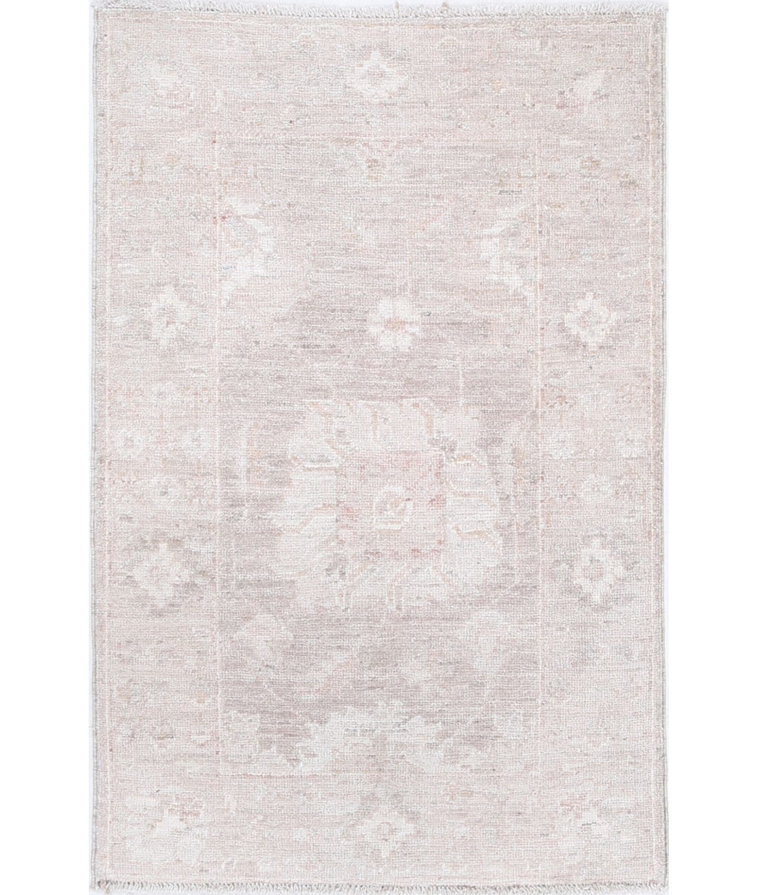 Serenity 1'11'' X 2'11'' Hand-Knotted Wool Rug 1'11'' x 2'11'' (58 X 88) / Brown / Brown