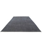 Overdye 9'8'' X 13'9'' Hand-Knotted Wool Rug 9'8'' x 13'9'' (290 X 413) / Grey / Grey