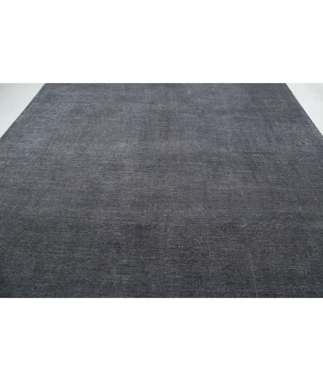 Overdye 9'8'' X 13'9'' Hand-Knotted Wool Rug 9'8'' x 13'9'' (290 X 413) / Grey / Grey