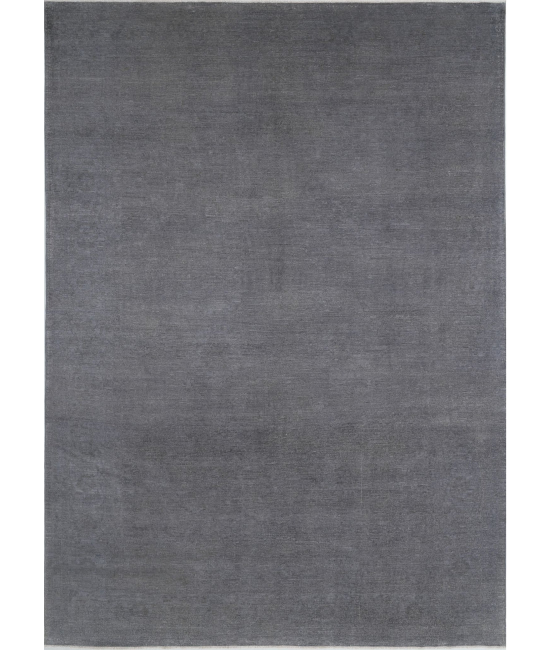 Overdye 9'8'' X 13'9'' Hand-Knotted Wool Rug 9'8'' x 13'9'' (290 X 413) / Grey / Grey