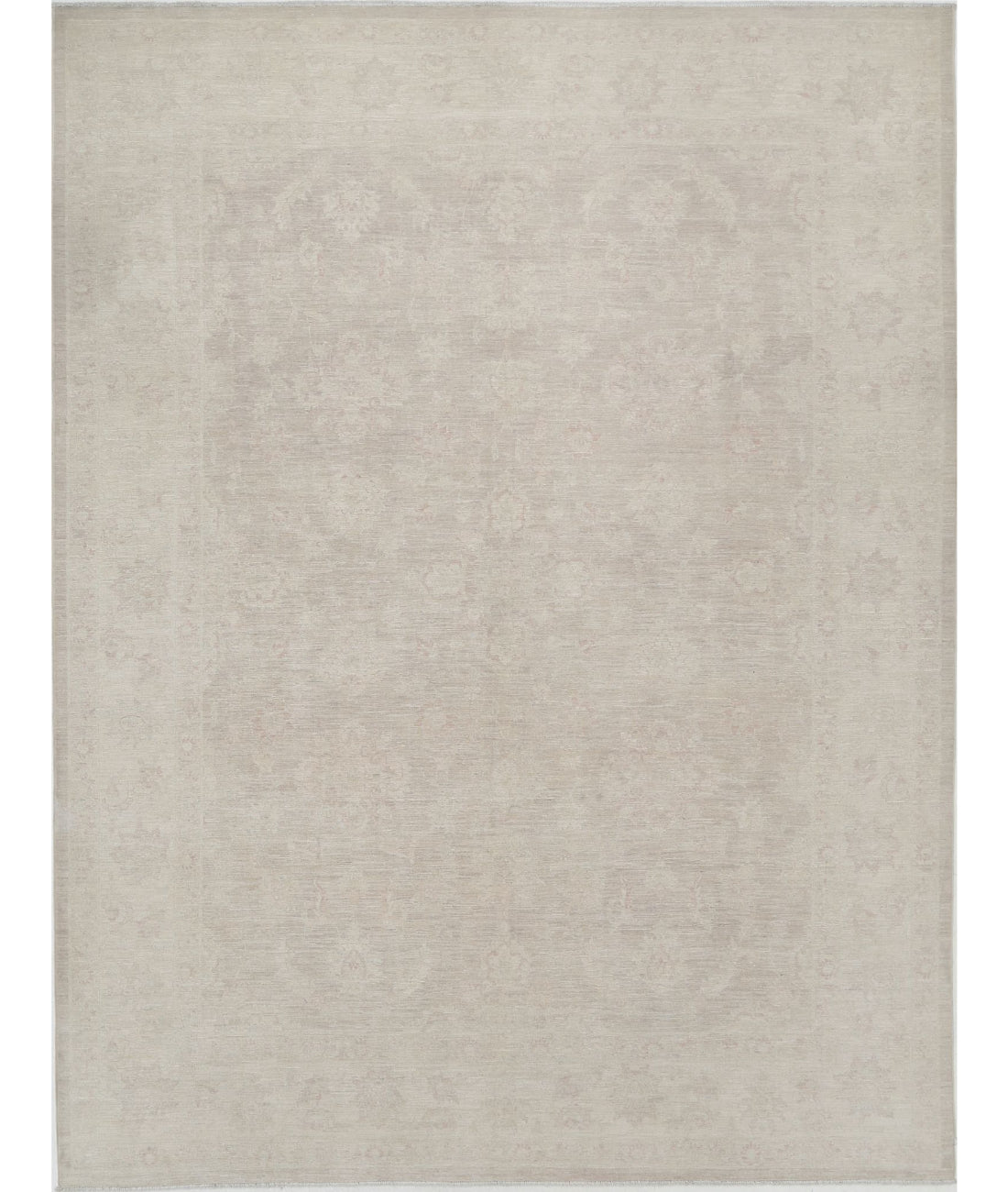 Artemix 9'11'' X 12'4'' Hand-Knotted Wool Rug 9'11'' x 12'4'' (298 X 370) / Taupe / Ivory