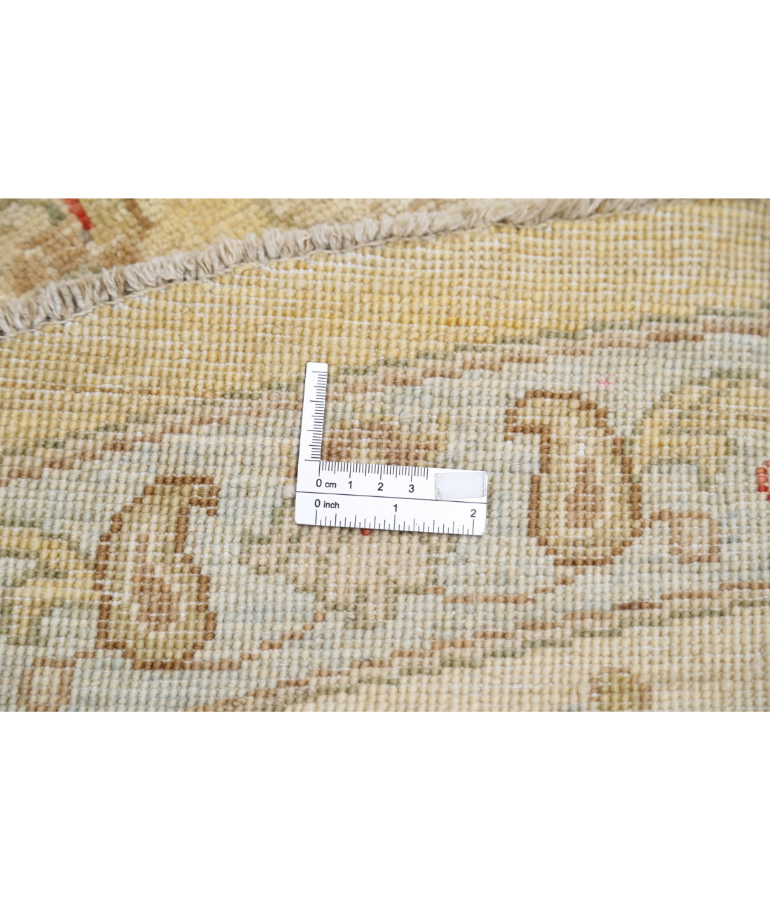 Serenity 9'9'' X 9'11'' Hand-Knotted Wool Rug 9'9'' x 9'11'' (293 X 298) / Gold / Ivory