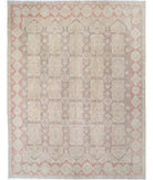 Serenity 9'11'' X 14'2'' Hand-Knotted Wool Rug 9'11'' x 14'2'' (298 X 425) / Brown / Lilac