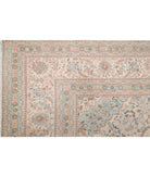 Kashan 9'6'' X 13'2'' Hand-Knotted Wool Rug 9'6'' x 13'2'' (285 X 395) / Ivory / Ivory