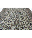 Kashan 9'11'' X 11'6'' Hand-Knotted Wool Rug 9'11'' x 11'6'' (298 X 345) / Green / Blue