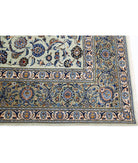 Kashan 9'11'' X 11'6'' Hand-Knotted Wool Rug 9'11'' x 11'6'' (298 X 345) / Green / Blue