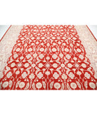 Ziegler 9'11'' X 13'7'' Hand-Knotted Wool Rug 9'11'' x 13'7'' (298 X 408) / Red / Ivory