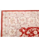 Ziegler 9'11'' X 13'7'' Hand-Knotted Wool Rug 9'11'' x 13'7'' (298 X 408) / Red / Ivory