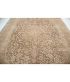 Kashan 9'5'' X 13'3'' Hand-Knotted Wool Rug 9'5'' x 13'3'' (283 X 398) / Brown / Red