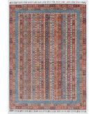 Hand Knotted Shaal Wool Rug - 4'9'' x 6'8'' 4' 9" X 6' 8" ( 145 X 203 ) / Multi / Multi