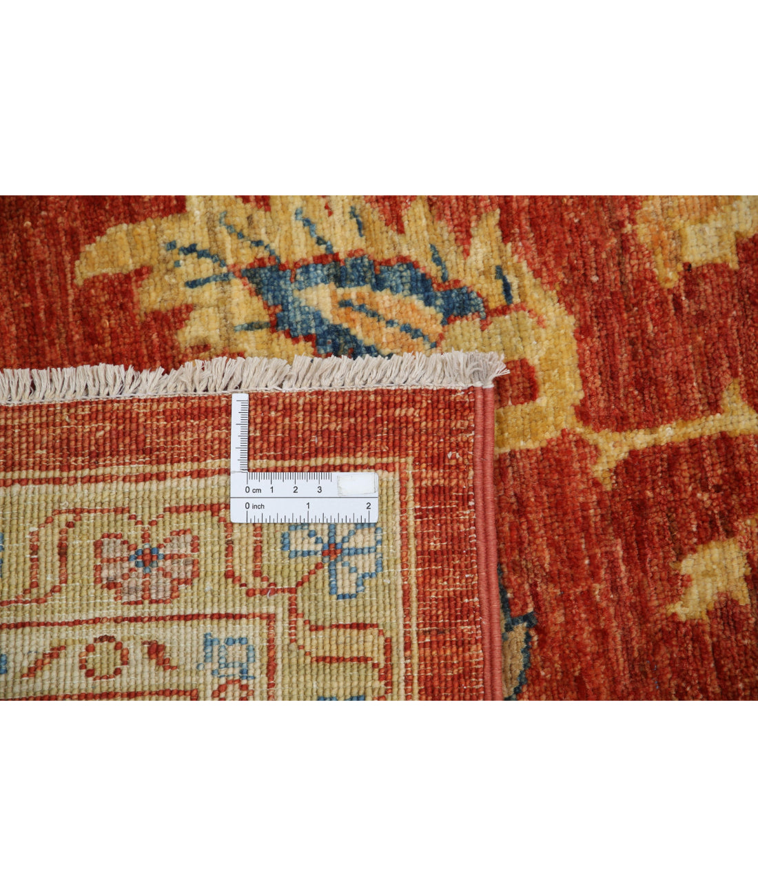 Ziegler 8'10'' X 11'10'' Hand-Knotted Wool Rug 8'10'' x 11'10'' (265 X 355) / Blue / Red