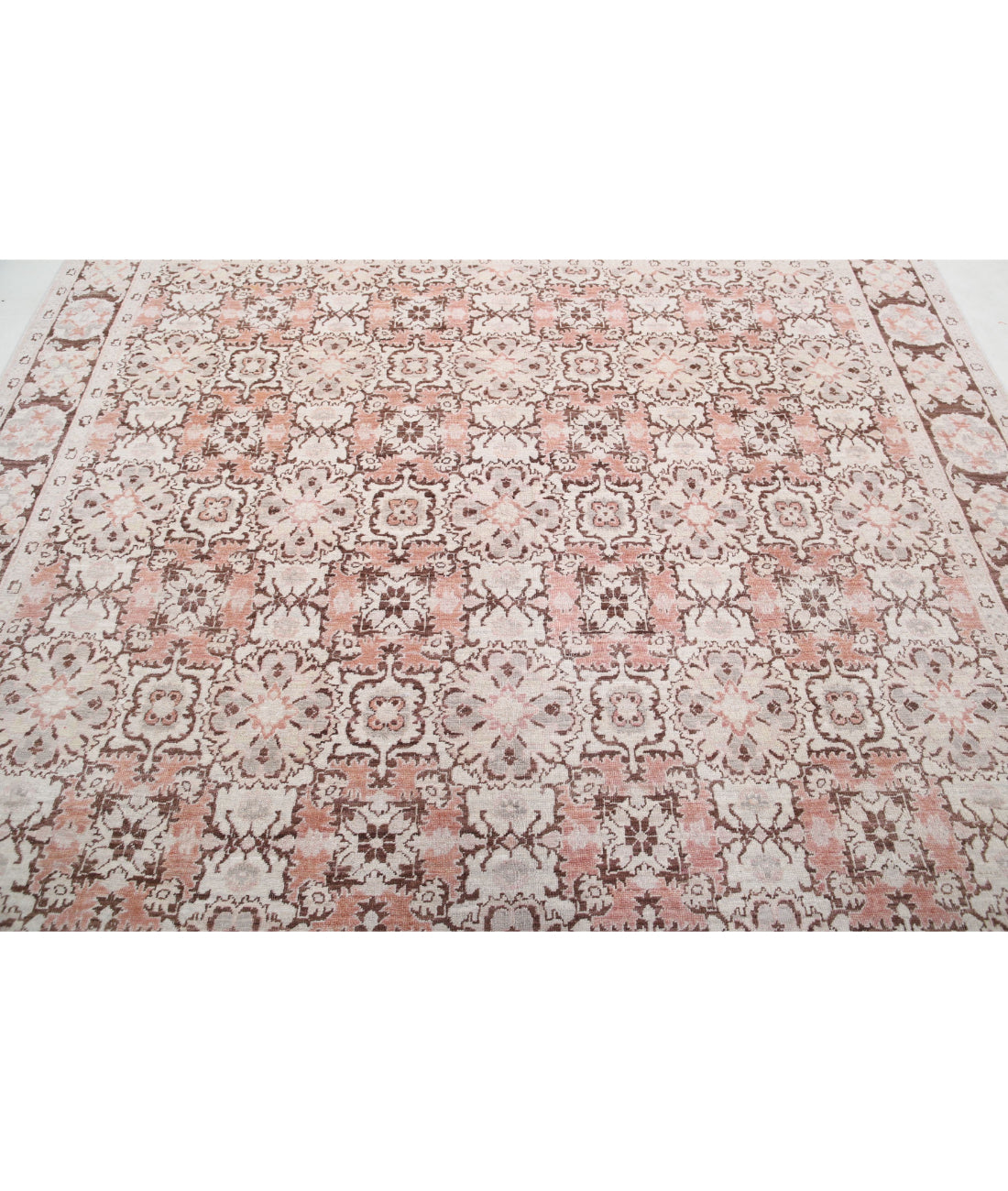 Serenity 7'10'' X 7'10'' Hand-Knotted Wool Rug 7'10'' x 7'10'' (235 X 235) / Brown / Brown