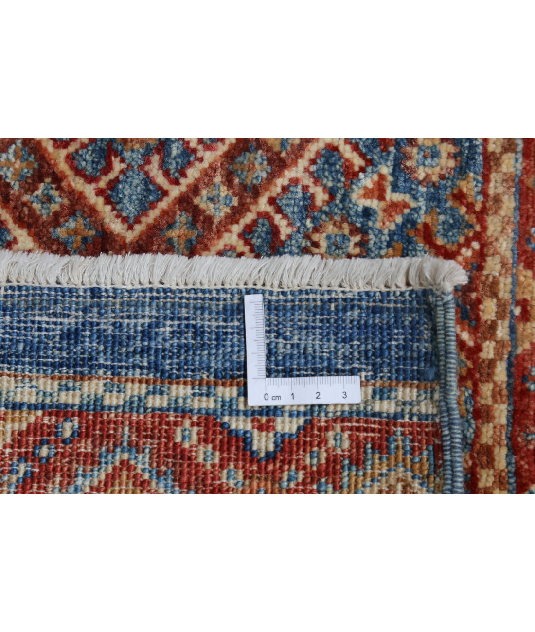 Khurjeen 5'7'' X 8'0'' Hand-Knotted Wool Rug 5'7'' x 8'0'' (168 X 240) / Blue / Blue