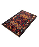 Baluch 2'11'' X 4'7'' Hand-Knotted Wool Rug 2'11'' x 4'7'' (88 X 138) / Red / N/A