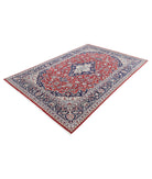 Heritage 6' 0" X 8' 11" Hand-Knotted Wool Rug 6' 0" X 8' 11" (183 X 272) / Red / Blue