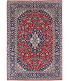 Heritage 6' 0" X 8' 11" Hand-Knotted Wool Rug 6' 0" X 8' 11" (183 X 272) / Red / Blue