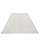 Oushak 5' 11" X 8' 10" Hand-Knotted Wool Rug 5' 11" X 8' 10" (180 X 269) / Ivory / Taupe