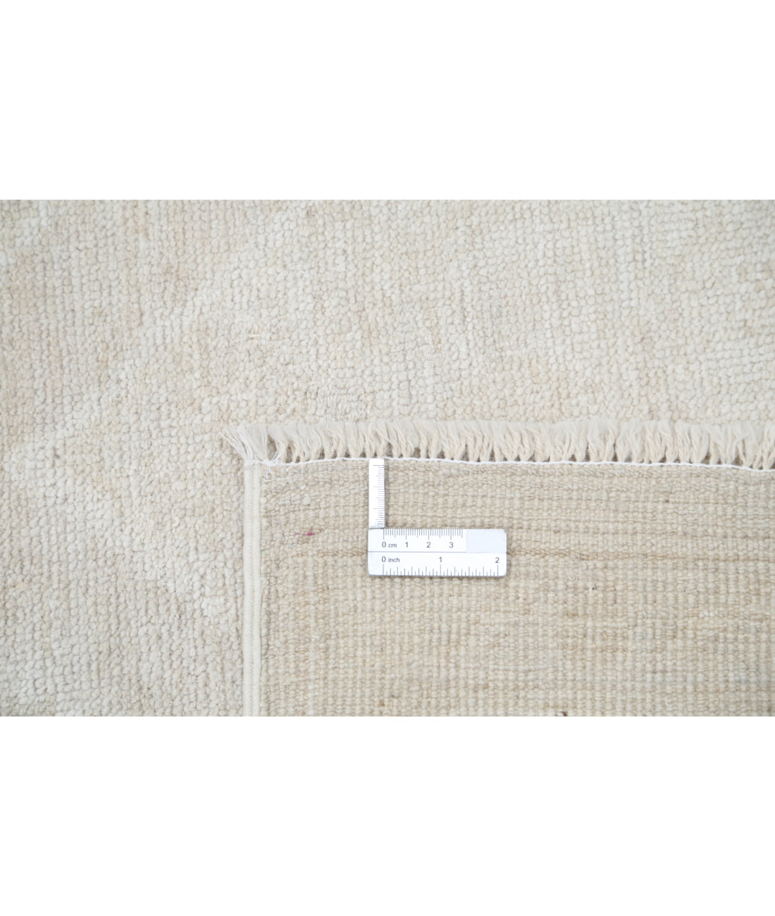 Oushak 5' 11" X 8' 10" Hand-Knotted Wool Rug 5' 11" X 8' 10" (180 X 269) / Ivory / Taupe