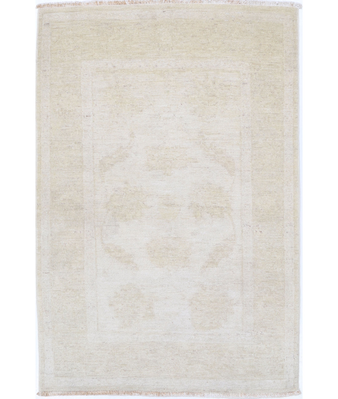 Oushak 8' 6" X 10' 0" Hand-Knotted Wool Rug 8' 6" X 10' 0" (259 X 305) / Ivory / Ivory