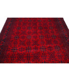 Afghan 6'6'' X 9'7'' Hand-Knotted Wool Rug 6'6'' x 9'7'' (195 X 288) / Red / Red