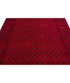 Afghan 6'6'' X 9'3'' Hand-Knotted Wool Rug 6'6'' x 9'3'' (195 X 278) / Red / Red