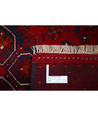 Afghan 6'8'' X 9'8'' Hand-Knotted Wool Rug 6'8'' x 9'8'' (200 X 290) / Red / Red