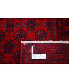 Afghan 6'5'' X 9'7'' Hand-Knotted Wool Rug 6'5'' x 9'7'' (193 X 288) / Red / Red