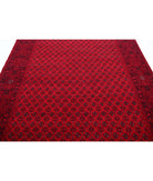 Afghan 6'6'' X 9'6'' Hand-Knotted Wool Rug 6'6'' x 9'6'' (195 X 285) / Red / Red