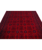 Afghan 6'7'' X 9'7'' Hand-Knotted Wool Rug 6'7'' x 9'7'' (198 X 288) / Red / Red