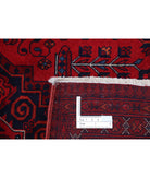 Afghan 6'8'' X 9'8'' Hand-Knotted Wool Rug 6'8'' x 9'8'' (200 X 290) / Red / Red