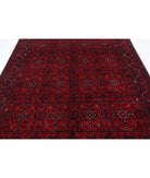 Afghan 6'7'' X 9'8'' Hand-Knotted Wool Rug 6'7'' x 9'8'' (198 X 290) / Red / Red