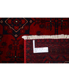 Afghan 6'8'' X 9'8'' Hand-Knotted Wool Rug 6'8'' x 9'8'' (200 X 290) / Red / Red