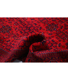 Afghan 6'8'' X 9'7'' Hand-Knotted Wool Rug 6'8'' x 9'7'' (200 X 288) / Red / Red