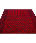 Afghan 6'7'' X 9'4'' Hand-Knotted Wool Rug 6'7'' x 9'4'' (198 X 280) / Red / Red