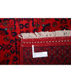 Afghan 5'7'' X 7'5'' Hand-Knotted Wool Rug 5'7'' x 7'5'' (168 X 223) / Red / Red